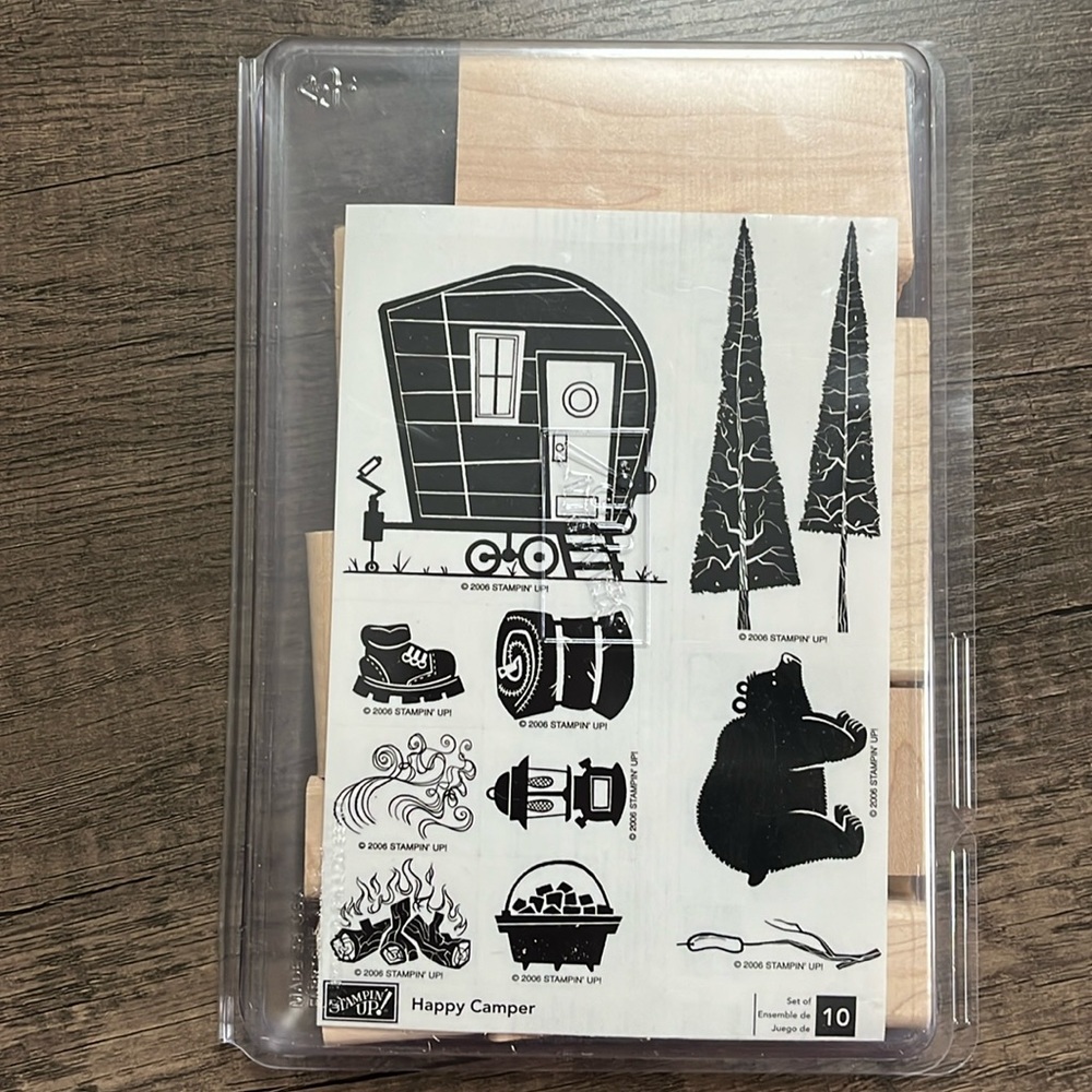 Stampin’ up! Happy Camper stamp set